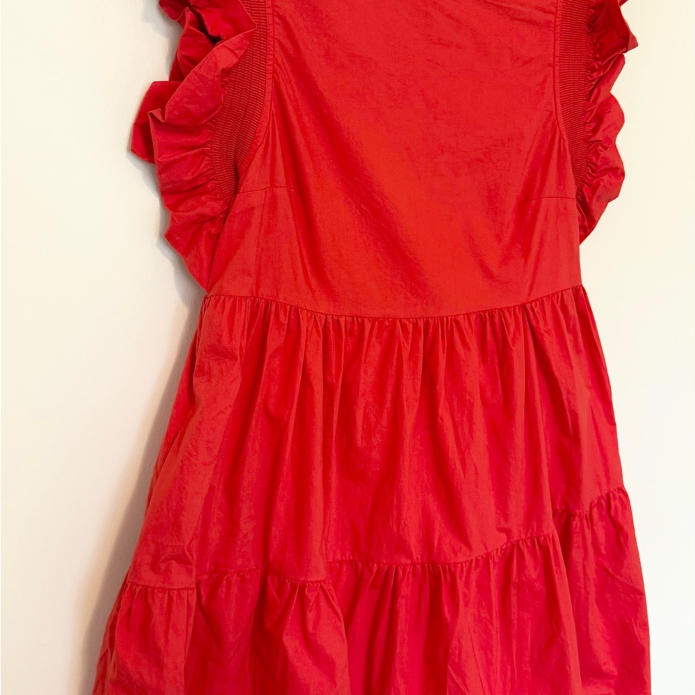 English Factory Red Ruffle Dress - Picture 2 of 5